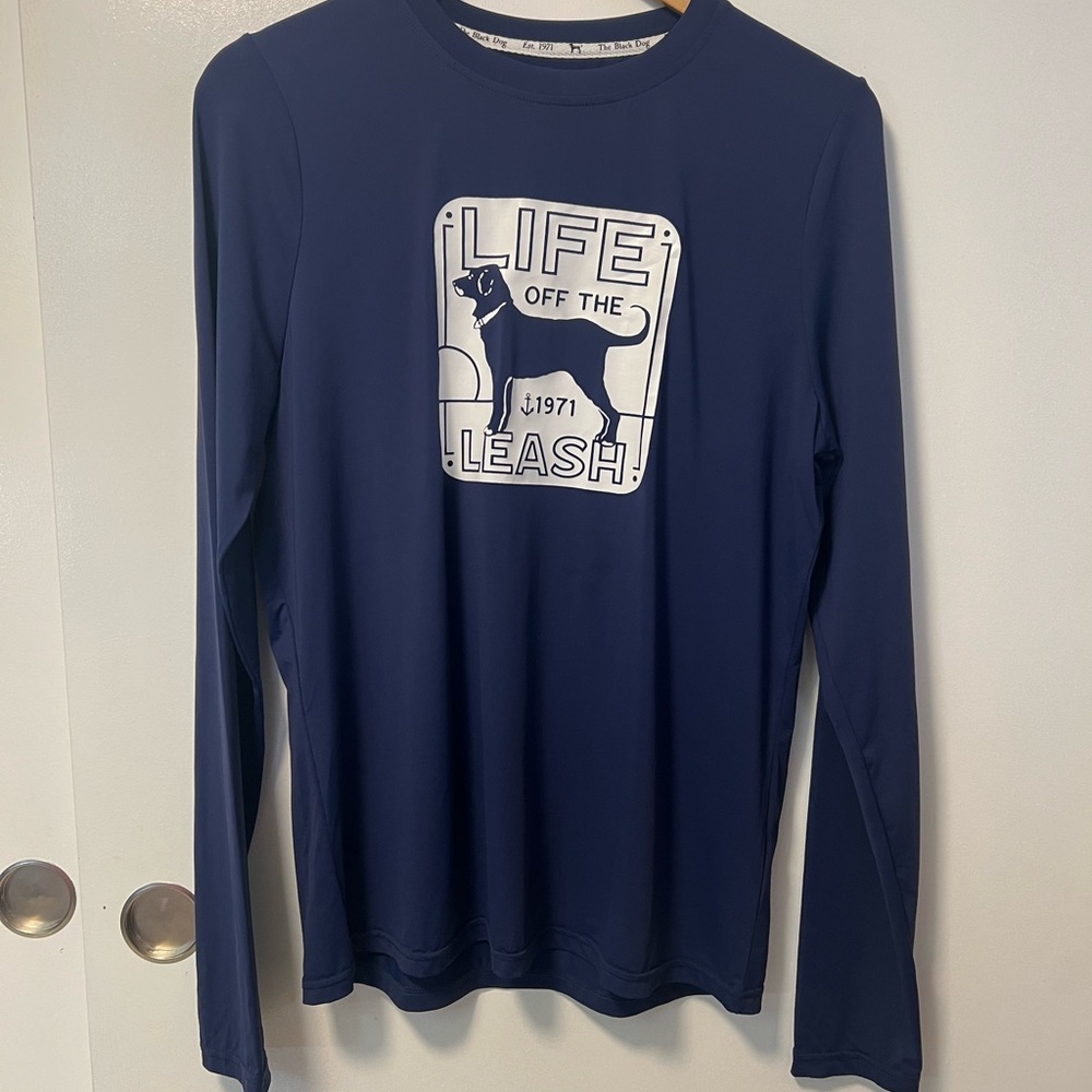 The Black Dog Navy Long Sleeve Tee